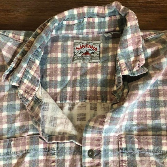 90s plaid flannel - Picture 4 of 4